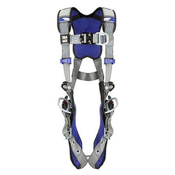 Safety Harness, Climbing, Positioning S, 310 Lb, Gray, Polyester Strap
