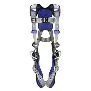 Climbing, Positioning Safety Harness, M, 310 lb, Gray, Polyester Strap