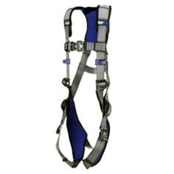 Safety Harness General Purpose, Xl, 310 Lb, Gray, Polyester Strap