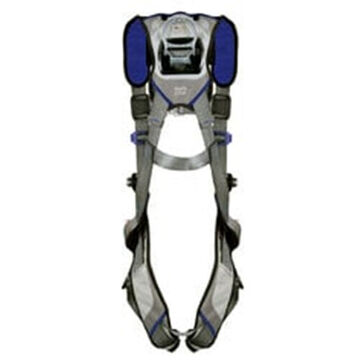 Safety Harness General Purpose, Xl, 310 Lb, Gray, Polyester Strap