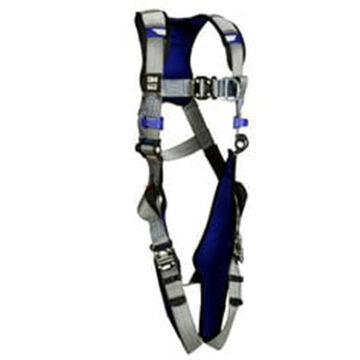 Climbing Safety Harness, S, 310 lb, Gray, Polyester Strap