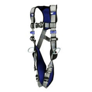 Climbing Safety Harness, 2XL, 310 lb, Gray, Polyester Strap