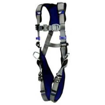 Climbing, Positioning Safety Harness, S, 310 lb, Gray, Polyester Strap