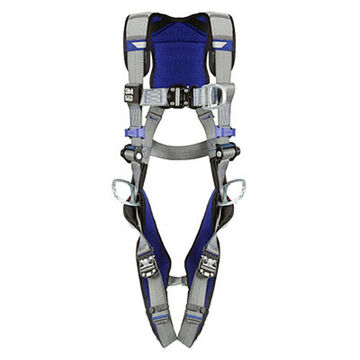 Safety Harness, Climbing, Positioning Xl, 310 Lb, Gray, Polyester Strap