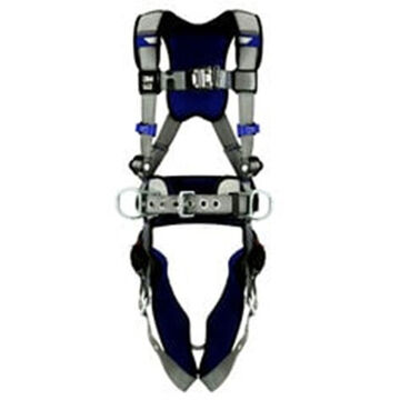 Positioning Safety Harness, S, 310 lb, Gray, Polyester Strap