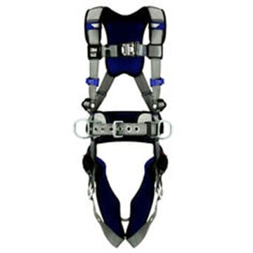 Positioning Safety Harness, M, 310 lb, Gray, Polyester Strap