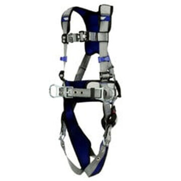 Positioning Safety Harness, L, 310 lb, Gray, Polyester Strap