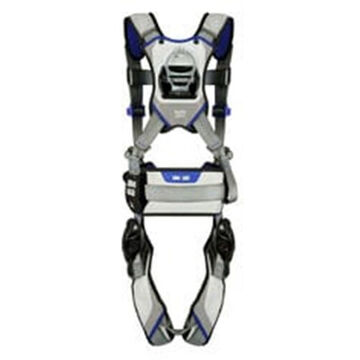 Climbing, Positioning Safety Harness, M, 310 lb, Gray, Polyester Strap