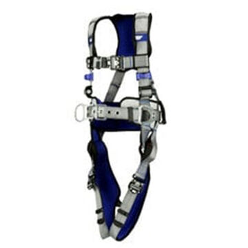 Positioning Safety Harness, XL, 310 lb, Gray, Polyester Strap