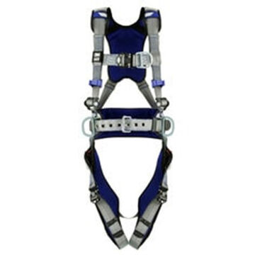 Climbing, Positioning Safety Harness, S, 310 lb, Gray, Polyester Strap