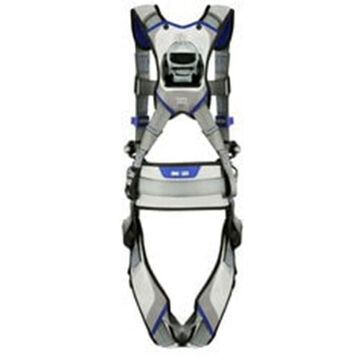 Safety Harness, Climbing, Positioning M, 310 Lb, Gray, Polyester Strap