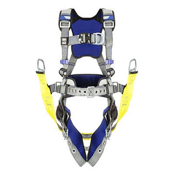 Climbing, Suspension Safety Harness, S, 310 lb, Gray, Polyester Strap