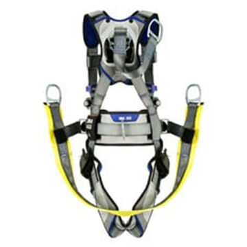 Climbing, Suspension Safety Harness, S, 310 lb, Gray, Polyester Strap