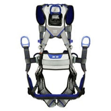 Safety Harness, Climbing, Positioning M, 310 Lb, Gray, Polyester Strap