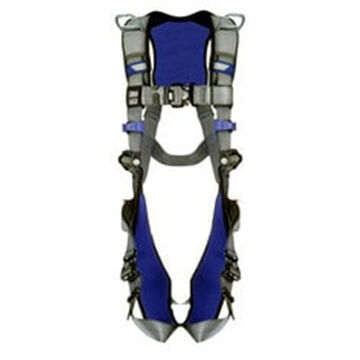 Retrieval Safety Harness, XL, 310 lb, Gray, Polyester Strap