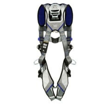 Climbing Safety Harness, M, 310 lb, Gray, Polyester Strap