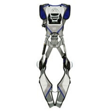 Climbing, Positioning Safety Harness, S, 310 lb, Gray, Polyester Strap