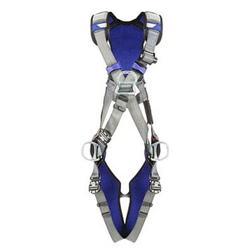 Safety Harness, Climbing, Positioning Xxl, 310 Lb, Gray, Polyester Strap