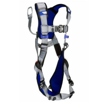 Comfort Oil and Gas Climbing/Suspension Safety Harness, XS, 420 lb, Gray, Polyester Strap