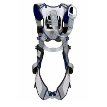 Comfort Oil and Gas Climbing/Suspension Safety Harness, S, 420 lb, Gray, Polyester Strap