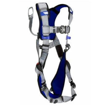 Comfort Oil and Gas Climbing/Suspension Safety Harness, M, 420 lb, Gray, Polyester Strap
