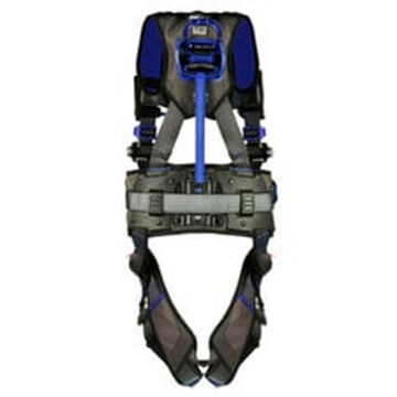 Climbing, Positioning Safety Harness, XL, 310 lb, Gray, Polyester Strap