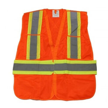 Gilet de sécurité routière, 2XL/3XL, orange, classe 2