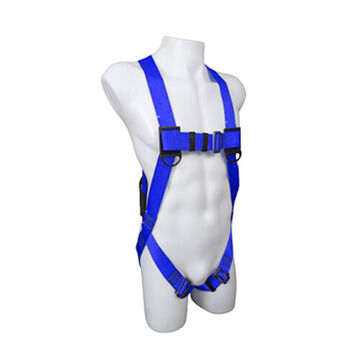 Full Body Safety Harness, Universal, 310 lb, Blue