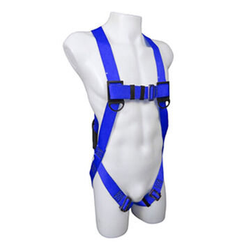 Full Body Safety Harness, Universal, 310 lb, Blue