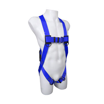 Full Body Safety Harness, Universal, 310 lb, Blue