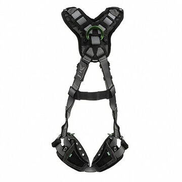 Climbing Safety Harness, XL, 270 lb, Gray