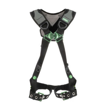 Full Body Safety Harness, xlg, 400 lb, Black