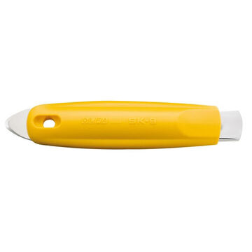 Semi-Automatic, Self-Retracting Safety Knife, 3/4 in Blade lg, 6 in lg, Straight, Steel Blade