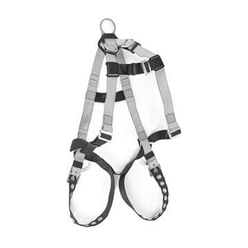 Work Positioning and Confined Space Safety Harness, L, 310 lb, Gray, Polyester Strap