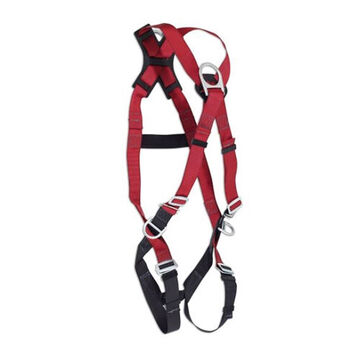 Work Positioning and Confined Space Safety Harness, Small to 3XL, Red