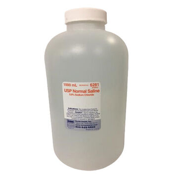 SALINE SOLUTION 1000ML 6/CS