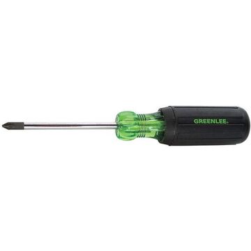 Heavy Duty, Stubby Screwdriver, Phillips, No. 1 Point, 3 in Shank lg, Acetate Handle, 6-3/4 in lg