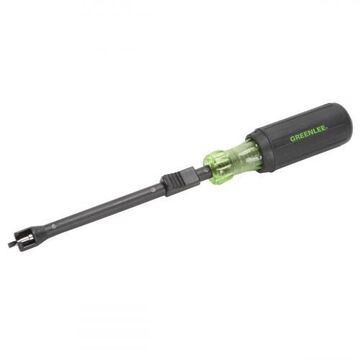 Heavy Duty, Screw Holding Screwdriver, Slotted, 1/8 in Point, 5 in Shank lg, Acetate Handle, 8-5/8 in lg