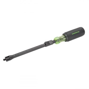 Heavy Duty, Screw Holding Screwdriver, Slotted, 1/4 in Point, 7 in Shank lg, Acetate Handle, 11-1/8 in lg
