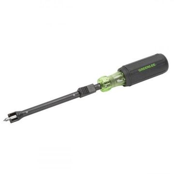 Heavy Duty, Screw Holding Screwdriver, Phillips, #1 Point, 5 in Shank lg, Acetate Handle, 8-5/8 in lg