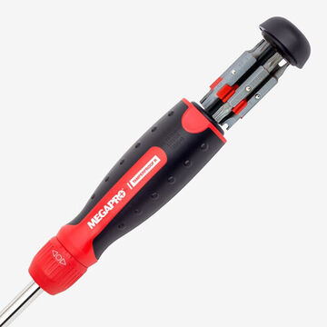 13-in-1 Screwdriver, Steel, 9.84 in lg