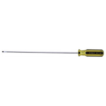 Extra Light Screwdriver, Cabinet/Slotted, 1/8 in Point, 8 in Shank lg, Acetate Handle, 10-1/2 in lg