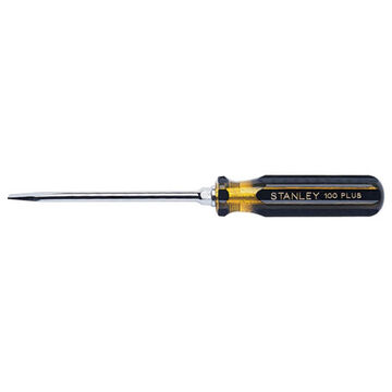 Standard Screwdriver, Keystone/Slotted, 3/8 in Point, 10 in Shank lg, Acetate Handle, 15-1/2 in lg