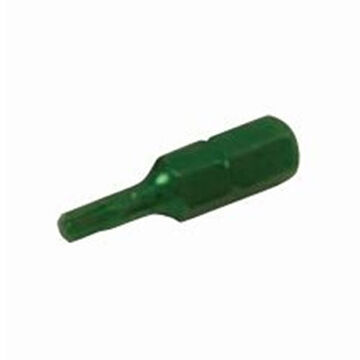 Tamper Proof Bit Screwdriver Bits, Torx, T30 Point, 1 in lg, Hex