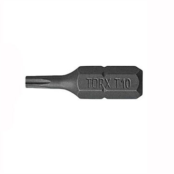 Embout de tournevis Embouts de tournevis, Torx, embout étoile, pointe 10 mm, 1 pouce lg