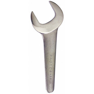 Open Single End Service Wrench, 15/16 in, Stubby Straight, 6-1/4 in lg, 30 deg