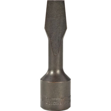 Socket Screwdriver Bit Screwdriver Bits, Slotted, 7/16 in Point, 3-5/32 in lg, Hex, Alloy Steel