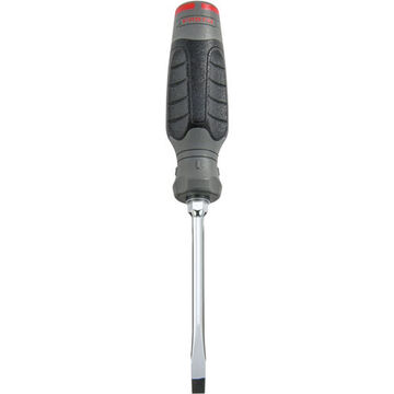 Screwdriver, Keystone/Slotted, 1/4 in Point, 4 in Shank lg, Nylon Handle, 8-1/2 in lg