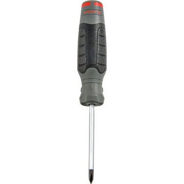 Round Bar Screwdriver, Phillips, #1 Point, 3 in Shank lg, Nylon Handle, 6-3/4 in lg