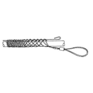 Light and Straight, Closing Basket Slack Pulling Grip, 31.6 to 38.0 mm Cable, 355.6 mm Mesh lg, 900 lb, Galvanized Steel